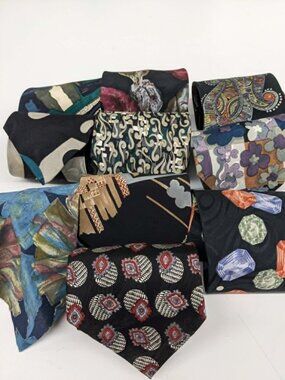 Mens Silk Vintage Ties